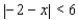 <strong>The two given numbers are coordinates of points and , respectively, on a coordinate line. Express the indicated statement as an inequality involving the absolute value symbol. , is at least </strong> A) B) C) D) E)