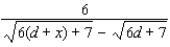 <strong>Rationalize the numerator. </strong> A) B) C) D) E)