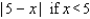 <strong>Rewrite the following expression without using the absolute value symbol, and simplify the result. </strong> A) B) C) D) E)