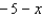 <strong>Rewrite the following expression without using the absolute value symbol, and simplify the result. </strong> A) B) C) D) E)