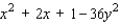 Factor the polynomial.  
