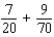 Write the expression as a simplified rational number.  