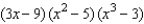 Express as a polynomial.  