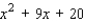Factor the polynomial.  