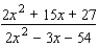 Simplify the expression.  