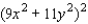 Express as a polynomial.  