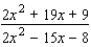 Simplify the expression.  