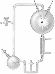 <strong> The following questions refer to the figure above illustrating Miller's reaction chamber. This apparatus was used in the primitive Earth atmosphere simulation experiments performed by</strong> A) Stanley Miller. B) Thomas Brock. C) Australian researchers. D) Jeon Kwang. E) Lynn Margulis.