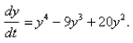 A function satisfies the differential equation What are the constant solutions of the equation?