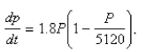 A population is modeled by the differential equation For what values of is the population decreasing?