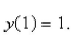 Find the solution of the differential equation hat satisfies the initial condition
