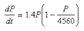 <strong>Select the correct Answer: for each question. A population is modeled by the differential equation. For what values of P is the population increasing?</strong> A) B) C) D) E)