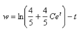 <strong>Select the correct Answer: for each question. Solve the differential equation. </strong> A) B) C) D) E)