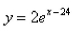 <strong>Select the correct Answer: for each question. A curve passes through the point and has the property that the slope of the curve at every point is times the y-coordinate What is the equation of the curve?</strong> A) B) C) D) E)