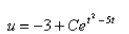 <strong>Select the correct Answer: for each question. Solve the differential equation. </strong> A) B) C) D) E)