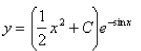 <strong>Select the correct Answer: for each question. Solve the differential equation. </strong> A) B) C) D) E)