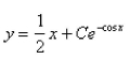 <strong>Select the correct Answer: for each question. Solve the differential equation. </strong> A) B) C) D) E)