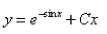 <strong>Select the correct Answer: for each question. Solve the differential equation. </strong> A) B) C) D) E)