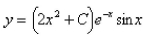<strong>Select the correct Answer: for each question. Solve the differential equation. </strong> A) B) C) D) E)
