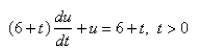 <strong>Select the correct Answer: for each question. Solve the differential equation. </strong> A) B) C) D) E)