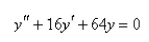 Select the correct Answer: for each question. Which of the following functions is a solution of the differential equation? a. b. c. d. e.