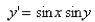 <strong>Choose the differential equation corresponding to this direction field. </strong> A) B) C) D) E)