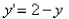 <strong>Choose the differential equation corresponding to this direction field. </strong> A) B) C) D) E)