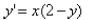<strong>Choose the differential equation corresponding to this direction field. </strong> A) B) C) D) E)