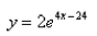 <strong>A curve passes through the point and has the property that the slope of the curve at every point P is times the y-coordinate P.What is the equation of the curve?</strong> A) B) C) D) E)