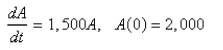 <strong>A sum of is invested at interest.If is the amount of the investment at time for the case of continuous compounding, write a differential equation and an initial condition satisfied by </strong> A) B) C) D) E)