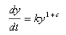 <strong>Let be a positive number.A differential equation of the form where is a positive constant is called because the exponent in the expression is larger than the exponent 1 for natural growth.An especially prolific breed of rabbits has the growth term If such rabbits breed initially and the warren has rabbits after months, then when is doomsday?</strong> A) B) C) D) E)