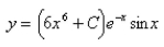 <strong>Solve the differential equation. </strong> A) B) C) D) E)