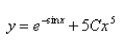 <strong>Solve the differential equation. </strong> A) B) C) D) E)