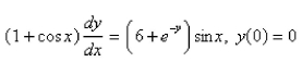 <strong>Solve the initial-value problem. </strong> A) B) C) D) E)