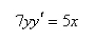 Solve the differential equation.Select the correct Answer  