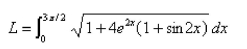 <strong>Select the correct Answer: for each question. Set up, but do not evaluate, an integral for the length of the curve. </strong> A) B) C) D) E)