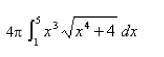 <strong>Select the correct Answer for each question. Write an integral giving the area of the surface obtained by revolving the curve about the (Do not evaluate the integral.) </strong> A) B) C) D)