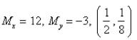 <strong>Select the correct Answer for each question. The masses are located at the points Find the moments and and the center of mass of the system. </strong> A) B) C) D) E)