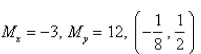 <strong>Select the correct Answer for each question. The masses are located at the points Find the moments and and the center of mass of the system. </strong> A) B) C) D) E)