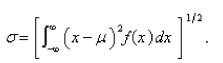 <strong>Select the correct Answer for each question. The standard deviation for a random variable with probability density function f and mean µ is defined Find the standard deviation for an exponential density function with mean </strong> A) B) C) D) E)