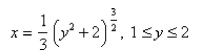 Find the area of the surface obtained by rotating the curve about the x-axis.