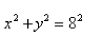 Find the area of the surface obtained by rotating the circle about the line Select the correct Answer