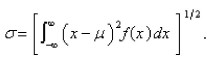 The standard deviation for a random variable with probability density function and mean is defined Find the standard deviation for an exponential density function with mean