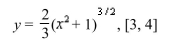 Find the arc length of the graph of the given equation on the specified interval.