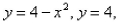 Use the Theorem of Pappus to find the volume of the solid obtained by revolving the region bounded by the graphs of and about the y-axis.Select the correct Answer