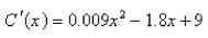 The marginal cost function is defined to be the derivative of the cost function.If the marginal cost of manufacturing x units of a product is (measured in dollars per unit) and the fixed start-up cost is use the Total Change Theorem to find the cost of producing the first 5,000 units.