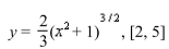 Find the arc length of the graph of the given equation on the specified interval.