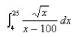 Make a substitution to express the integrand as a rational function and then evaluate the integral. Round theAnswer to four decimal places.