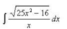 Find the integral using an appropriate trigonometric substitution.