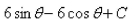 <strong>Select the correct Answer for each question. Evaluate the integral using integration by parts with the indicated choices of and </strong> A) B) C) D) E)